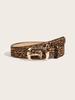 Cinto das Mulheres Ins Estilo Nova Chegada Coreia do Sul All-Match Moda Jeans Decorativos Vintage Leopard Print Cinto Fino das Mulheres em estoque Trendy