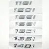 Adecuado para 15 Emblemas de Coche BMW Serie 1 116I 118I 120I 125I 130Ii Emblema Trasero Emblema de Coche Modificado