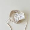 Sombrero de Bebé Pan Otoño e Invierno Orejeras de Encaje Sombrero de Corte Estilo Coreano para Bebé Gorro para Bebés Pequeños Meses