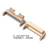 Para Huawei Bracelet 10 Conector de Correa HUAWEIband9 Cabeza Metálica Grano de Madera Huawei 8 Conector de Acero Inoxidable