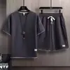Camisetas de Manga Curta para Homens e Mulheres, Marca Tendência de Verão Tamanho Grande Tops Soltos, Novas Camisetas Versáteis Tendência de Meia Manga