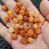 Jade de Seda Dorada de Hotan, Xinjiang, Cuentas de Calabaza, Cuentas Sueltas de Jade, Jade de Cuarcita Rojo-Naranja, Calabaza de la Fortuna, Hebilla de Jade, Joyería con Cuentas de Ábaco