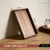Nueva bandeja de almacenamiento de madera maciza estilo chino, rectangular, vintage, para entrada, mesa, multifuncional, mesa de té y almacenamiento de cosméticos