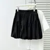 2026 Falda de Verano para Mujer Tallas Grandes Nuevo Estilo Elegante de Cintura Alta Patchwork Línea A con Volantes para Chicas Gorditas 0056