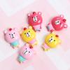 Ardilla Oso Animal Lindo Parche de Dibujos Animados de Resina Accesorios para Funda de Teléfono DIY Pegatina de Refrigerador
