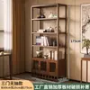 Estantería 2025 Nuevo Estilo Gabinete de Té Estante de Almacenamiento de Té Estética Dinastía Song Sala de Té No Madera Maciza Nuevo Estilo Chino Almacenamiento Exhibición