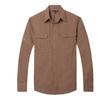 Roupas Masculinas Respiráveis de Manga Longa de Secagem Rápida Cor Sólida Secagem Rápida Camisa de Nylon Esportes ao Ar Livre Camisa de Secagem Rápida