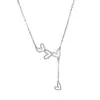Collar con borlas para mujer, artículo de venta caliente en Corea del Sur, nueva joyería, estilo de lujo ligero, estilo ins, colgante de nicho