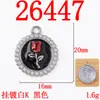 Moda y Sencillez Borde de Perla Tulipán Retro Aleación de Alta Gama Accesorios Colgante Pulsera Pendientes Accesorios para Manualidades