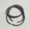Tira de Espuma de Silicona Resistente a Altas Temperaturas de 1/2/3/4-40mm Sellado Esponja Negra Tira Redonda Antideslizante Impermeable Tira Insonorizada