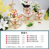 Expositor de pasteles para decoración de mesas de postres, ideal para reuniones de comidas frías, mesas de descanso para té, bufés, postres, tartas y estantes para postres.