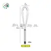 Batidor de Huevos Manual de Acero Inoxidable para el Hogar, Mini Batidora de Mano para Comercio Exterior, Palo para Batir y Revolver Huevos, Batidor de Crema