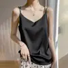 Camisole de Verão Transfronteiriça de Seda Gelo Artificial com Alças Duplas, Roupa Íntima Feminina, Costas Bonitas, Top Soltinho Emagrecedor com Costas Abertas