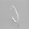 Pulsera de estilo coreano de plata esterlina s925 con acabado mate esmerilado, con diseño irregular cóncavo-convexo, moderna y combinable con todo, con un pequeño libro rojo.