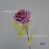 Flor de Rosa Artificial, Rosa de Tecido Não Tecido em Haste Única, Flor para Decoração de Casamento, Arranjo de Cena para Salão de Casamento, Flor de Rosa em Haste Única Estilo Francês