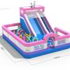 Castillo Inflable Transfronterizo Cama Elástica Fiesta Infantil Trampolín Castillo Travieso Tierra Parque Infantil Infantil Tobogán Exterior