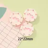 Desenho Rosa Porco Utensílios de Cozinha Resina Acessórios Cola Creme Capa de Celular DIY Grampo de Cabelo Copo de Água Sapato de Madeira Fivela Decorações
