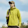 Chaqueta softshell para hombre, de una sola capa, impermeable, cortavientos, ligera, adecuada para primavera y otoño, chaqueta softshell funcional para exteriores
