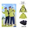 Uniforme escolar para alunos do ensino fundamental Roupas de primavera e outono Uniforme de classe para o primeiro grau Conjunto de três peças de jardim de infância de estilo estrangeiro Uniforme de jardim de infância terno de corrida ao ar livre