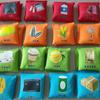 Bolsas de arena para niños, Bolsas de arena pequeñas de lona, forma plana, Juguetes digitales para jardín de infantes al por mayor, Lanzamiento de bolsas de arena