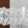 Encaje 3D hecho a mano con código de barras, soluble en agua, encaje de seda de leche, encaje estéreo, bricolaje, accesorios de encaje bordado hueco de tres capas