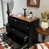 Armário de Gavetas de Ferro para Casa Quarto de Dormir Mesa de Cabeceira Multicamadas Grande Capacidade Armário de Armazenamento de Gavetas de Ferro Armário de Armazenamento de Aço