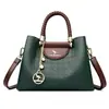Bolso de Mano para Mujer 2025 Nuevo Estilo Retro Estampado Bolso para Madres de Mediana Edad Gran Capacidad Bolso Cruzado Casual para Hombro