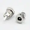 Enchufe de alimentación CC de alta corriente de metal Rosca larga de pin DC-099 5521 5525 Pin Puerto de carga para electrodomésticos pequeños