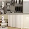 Cortina plegable magnética para armario, instalación sin taladro, riel autoadhesivo, a prueba de polvo, especializada para vestidor