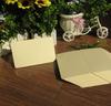 Filé Template de cartão de felicitações dobrável DIY cartão dobrável em branco pintado à mão grafite cartão de couro de boi cartão branco uma variedade de opções