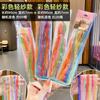 Corea del Sur Trenza de Pelo Cuerda de Color Trenza Oculta Cuerda de Pelo Trenzado Sucio de Siete Colores Serie Mori Cinta para Niños Tocado Cuerda Cinta
