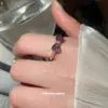 Anillo Abierto de Zirconia con Lazo Estilo Coreano, Exquisito, Dulce, Moderno, Elegante Anillo para Dedo Índice, Lujo Ligero, Sensación de Alta Gama, Joyería para Mujer
