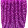 Cuentas de ábaco rojo rosa de 2*4 mm, cuentas sueltas, accesorios de joyería semiacabados hechos a mano para bricolaje, para collares y pulseras, venta al por mayor transfronteriza de fábrica