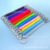 Accesorios para Llaveros de Cuerda Elástica al por Mayor Cadena Colgante Colorida Correa Elástica Retráctil para Cintura de Pantalones Hebilla de Seguridad Cuerda Elástica Anti-Pérdida
