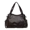 Bolsa de Mão Retrô em Couro Macio para Mulheres, Nova Bolsa Tote Grande para o Dia a Dia, Bolsa Casual de Ombro ou Transversal