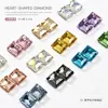 Pedras de Strass para Nail Art Retângulo 6*8 Strass de Canto Reto Strass de Quatro Cantos Quadrado Strass Açucarado Fundo Pontiagudo Diamante Irregular Acessórios de Decoração para Unhas