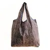 Bolsas de Compras de Supermercado Ecológicas al Por Mayor Portátiles Plegables Bolsa de Almacenamiento Bolsa de Comestibles de Dibujos Animados de Moda Bolsa Tote en Stock