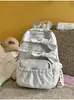 Nova Mochila Escolar Estilo Japonês Ins, Mochila Fofa com Laço para Meninas do Ensino Médio, Estilo Universitário, Mochila Leve e Doce