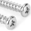 Tornillos Autorroscantes Galvanizados Endurecidos con Plomo, Cabeza Phillips Plana, Cola Plana, Tornillos de Cabeza Redonda, Cola Plana M2/M2.3/M2.6/M3/M4