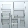 Acuario de escritorio, acuario para peces betta y camarones, tortuguero, macetero ecológico con plantas verdes, acrílico transparente, forma rectangular estrecha y alta