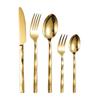 Juego de Cubiertos Transfronterizo de Acero Inoxidable 304, Cuchillo para Bistec Occidental de Alta Gama para Hotel, Cuchara de Postre, Tenedor, Cuchara de Café