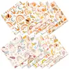Grande Promoção 12 Folhas/Pacote Arco-Íris Boho Material para Caderno de Anotações Papel de Impressão Crianças da Educação Infantil Alunos Colorido Papel Colorido Artesanal para Dobrar