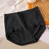 Roupa íntima feminina de cintura alta plus size para mulheres gordas mm200 kg cintura alta levanta bumbum respirável seda de amoreira confortável contrai barriga levanta bumbum calcinha