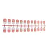 Uñas Postizas Blancas Estilo Francés Transfronterizas Pegatinas para Uñas Línea Dopamina Arte de Uñas Portátil Estilo Ins