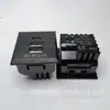 Módulo de Enchufe USB de Baja Corriente A+C Módulo de Enchufe para Muebles Módulo de Baja Corriente Módulo de Regleta Inteligente Tipo-C