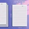 Papel de Borrador Horizontal Engrosado B5 Papel de Borrador de Matemáticas Papel de Carta Protección Ocular para Estudiantes con Papel de Revisión de Cálculo