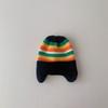 Gorro para niños, otoño e invierno, para niñas, gorro de punto coreano, gorro de lana de colores, gorro cálido con protección para los oídos para bebés y niños, moderno