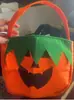 Bolsa de Calabaza de Halloween, Bolsa de Tela No Tejida Tridimensional, Producto de Bolsa de Dulces, Accesorios de Disfraz de Maquillaje, Estilismo de Costura