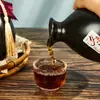 Vino Añejo Elaborado de Invierno Artesanal de Zhejiang, Vino Huadiao, Juego de Regalo Caja Completa, Vino Amarillo Glutinoso Semi-Seco para el Festival de Medio Otoño