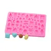 Colección de Gemas: Moldes de Silicona Líquida de Varias Formas, Horneado de Pasteles de Fondant, Yeso, Adornos Decorativos de Resina de Cristal
